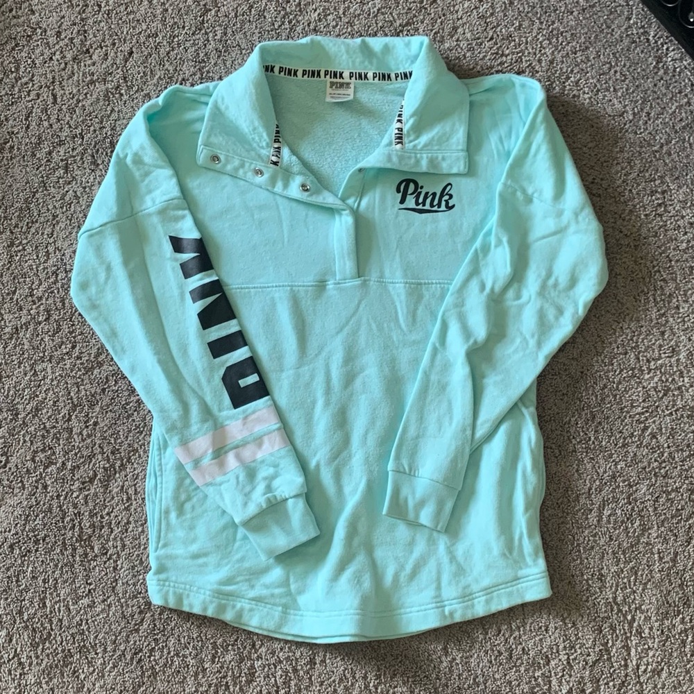 Button half zip
